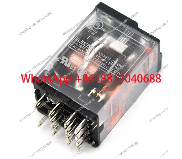 Relay RXM4AB2BD DC24V four open four closed 14 pins, plug-in