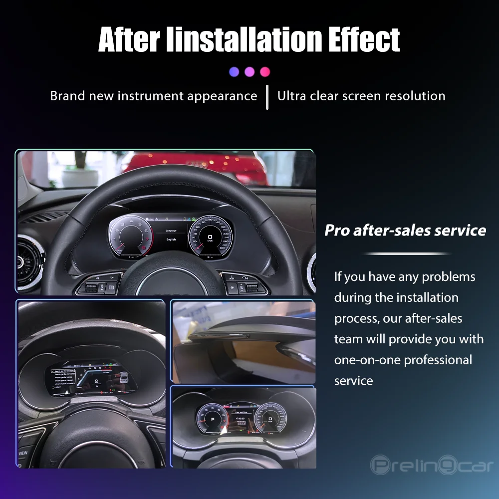 12,3'' Navidigital Armaturenbrett für Audi A4 2013-2016 Jahrgänge Auto LCD-Panel Tachometer Virtuelles Cockpit – Detail 11
