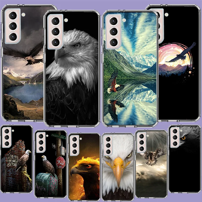 Air Hunter Eagle Fierce Condor Phone Case For Samsung Galaxy S24 S23 Ultra Capa Shell S22+ S21 Plus S20 FE S10 Lite S10E S9 S8 S