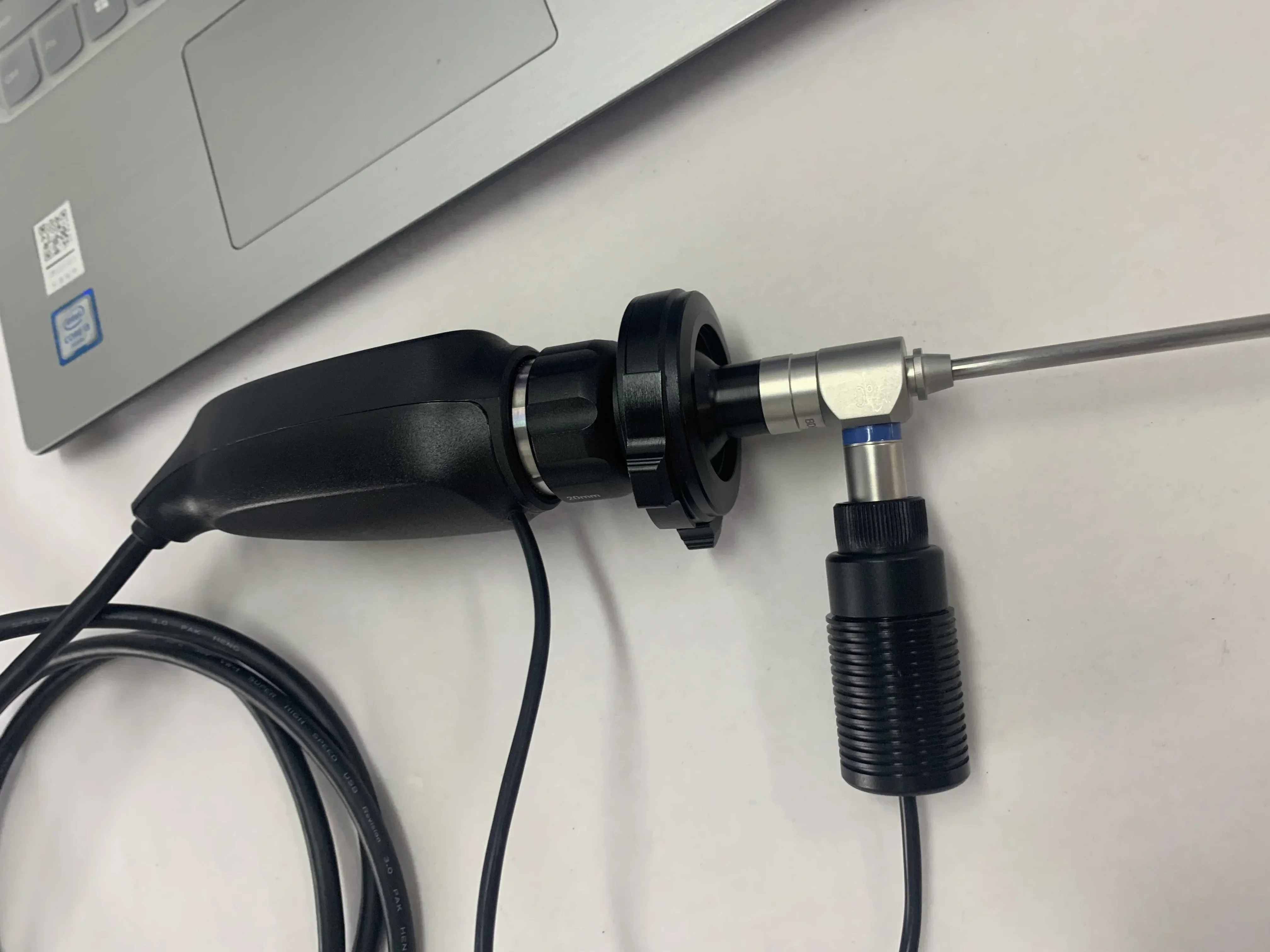 YD-602K HD at Stock! HD Medical Portable Ent USB Endoscope Camera with High Resolution Sinuscope Camera with light source