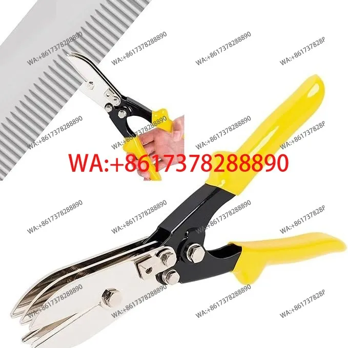 5 cutter head tube clamp black yellow five-layer metal blade anti-skid handle pliers iron scissors