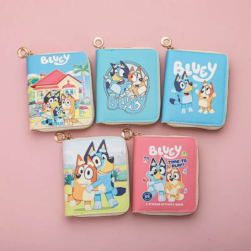 Bourrouilh Cartoon Short Wallet Cartoon Cute Cartoon Children Kawaii Student Boy Mini Zipper Fashion Coin Purse Bank Card Bag