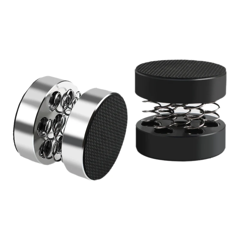 4 قطعة 44 مللي متر سبائك الألومنيوم المتكلم سبايك مشغل أقراص مضغوطة مضخم الصوت عزل حامل قدم Sprin # وسادة قاعدة للأظافر بلونين