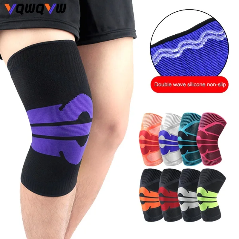 

1Pcs Knee Brace Compression Sleeve Support with Patella Gel Pad & Side Spring Stabilizers for Meniscus Tear,Arthritis