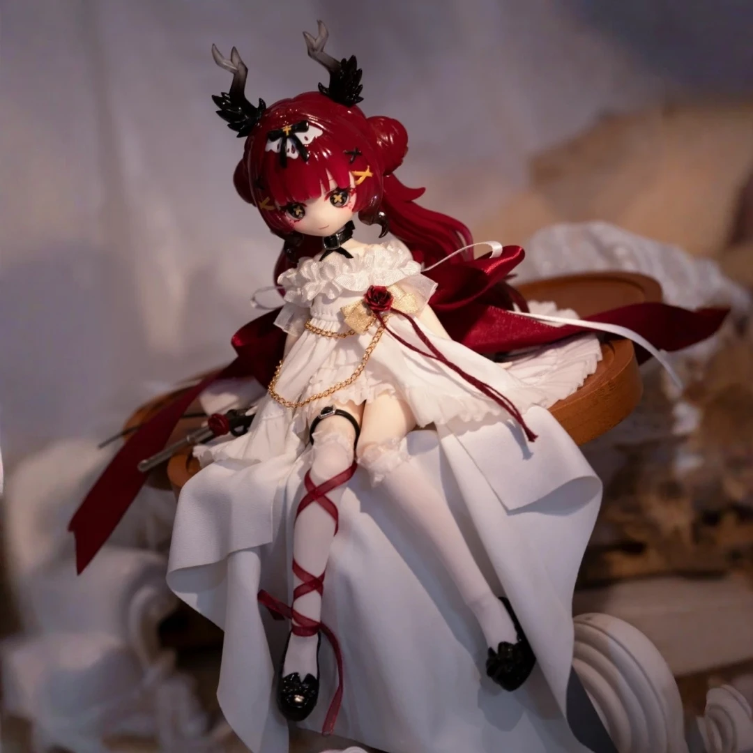 Genuine Meki Oblivion'S Luminaria Series 1/8 Action Figure Bjd Blind Box Cute Anime Model Desktop Decoration Collect Toy Gift