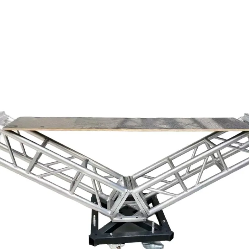 table removable aluminum outdoor performance stage performance table triangular square booth