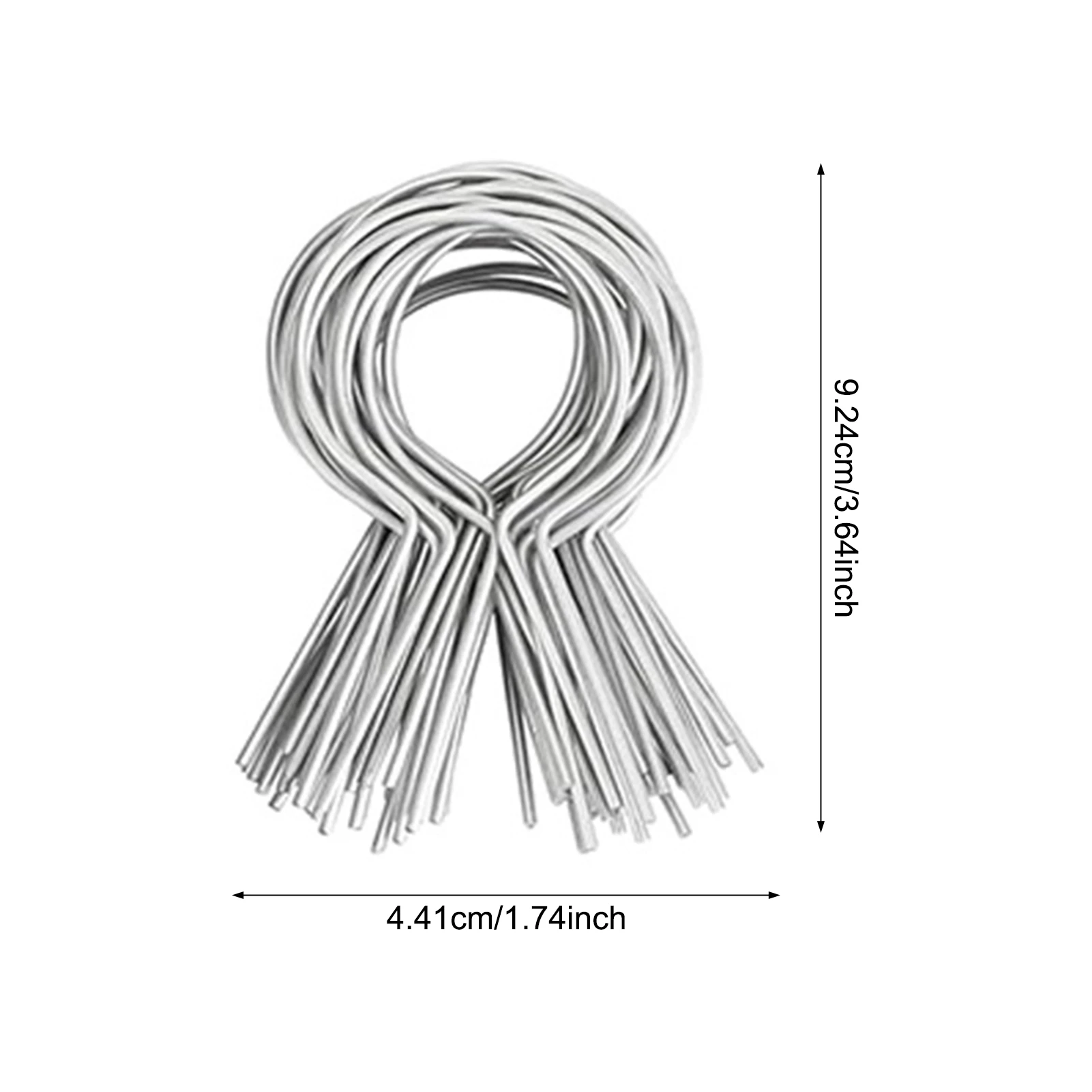 Clip per pali a T Fascette per recinzione pretagliate per installazione rapida in filo metallico per installazioni industriali commerciali
