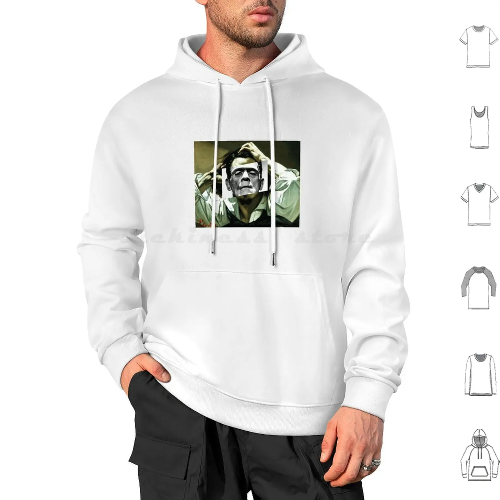 The Desperate Man X Frankenstein Hoodies Long Sleeve The Desperate Man Self Portrait Portrait Gustave Courbet Paintin