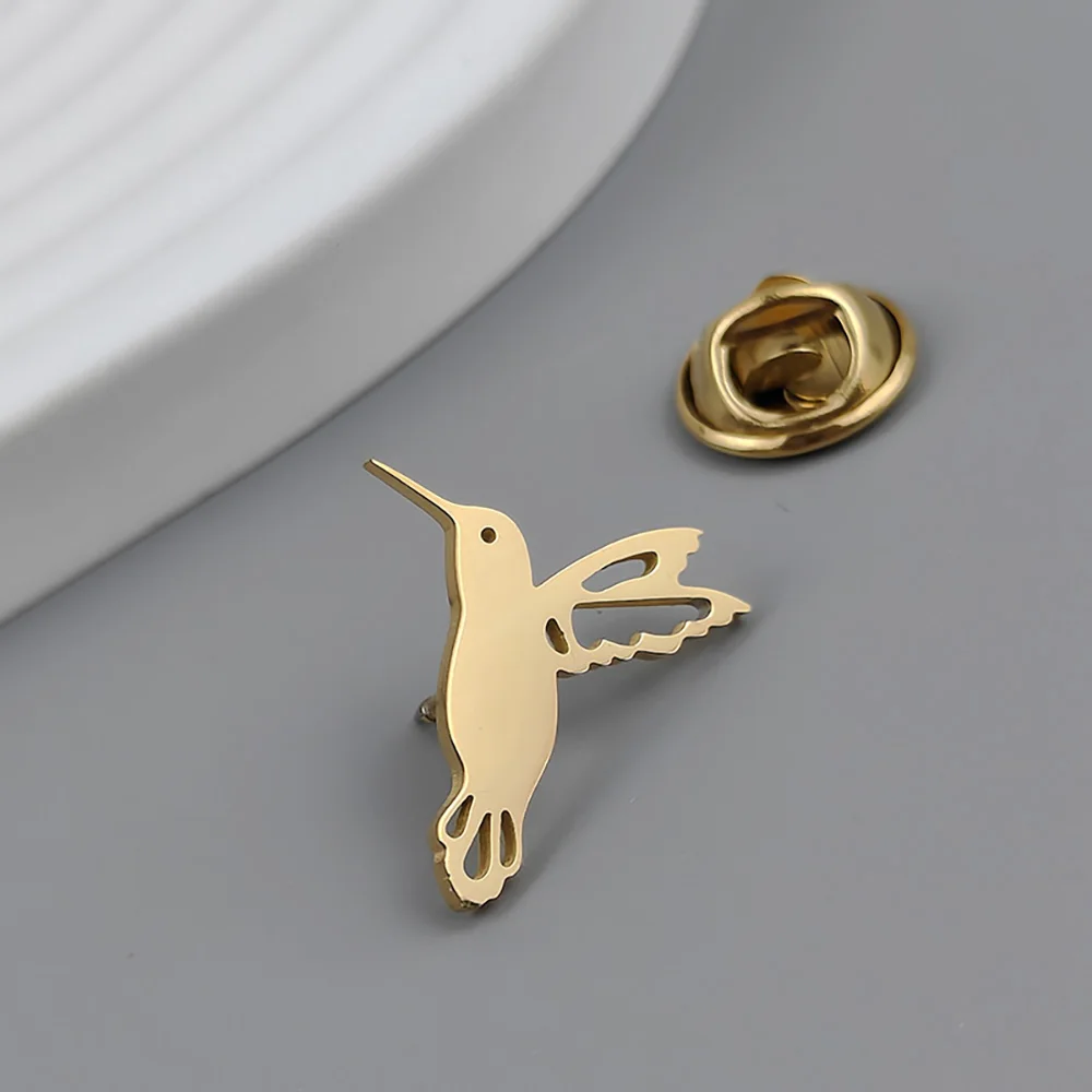 Lapel Pin Badges for Men Flying Hummingbird Lapel Lapel Pin Brooches 2024 Classic Brooch Novelty Pin By Cuffarts