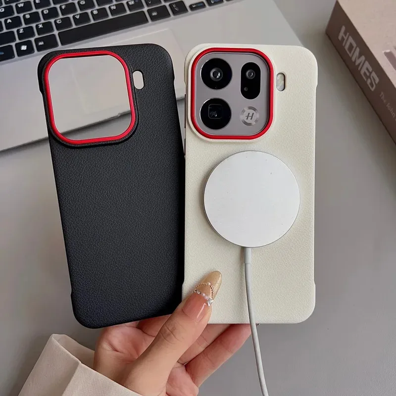 Magnetic Phone Case For Oppo Find X9 Pro FindX8 X8Pro Hard PU Protective Cover