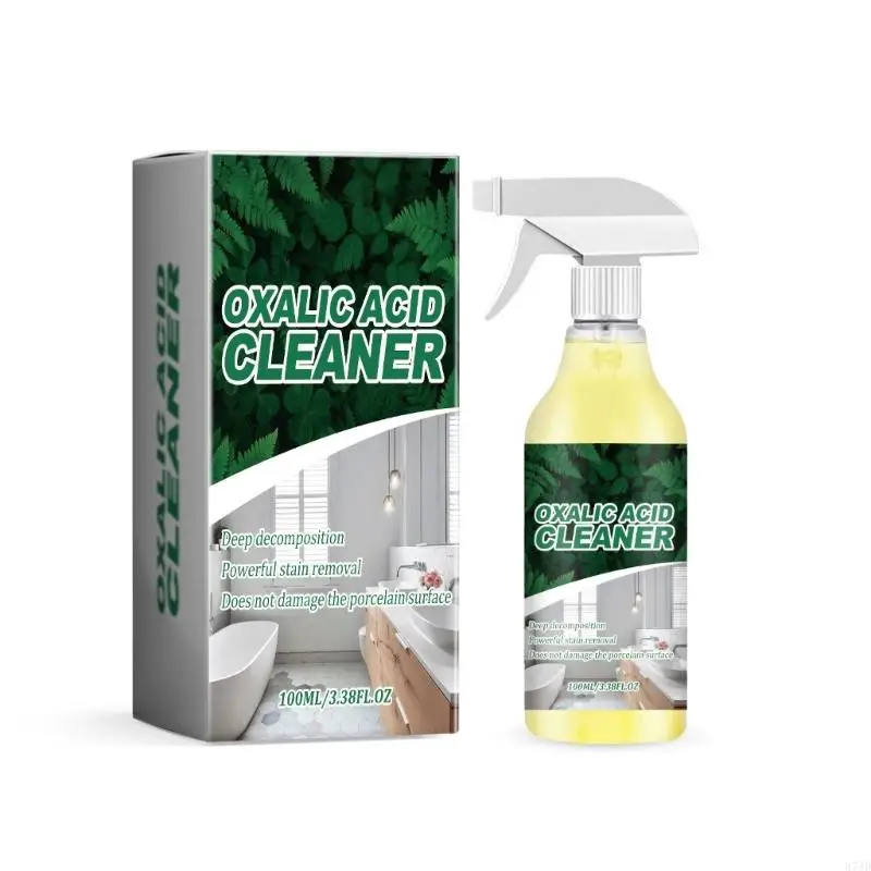 100ml Multipurpose Oxalic Acid Cleaner For Kitchen And Bathroom Effectively Removes And Water Spots 37JD