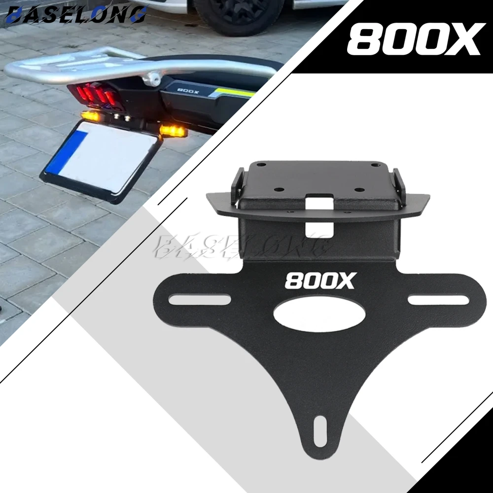 

FOR KOVE 800 X Pro 800X Rally 800X Super Adventure 2024 - 2026 License Plate Holder Bracket Rear Tail Tidy Fender Eliminator Kit