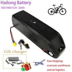 36V 52V 20Ah Hailong 48V e-bike battery 30A BMS for 250W 350W 500W 750W 1000W BBS01 BBS02 BBSHD Electric Mountain Bike battery