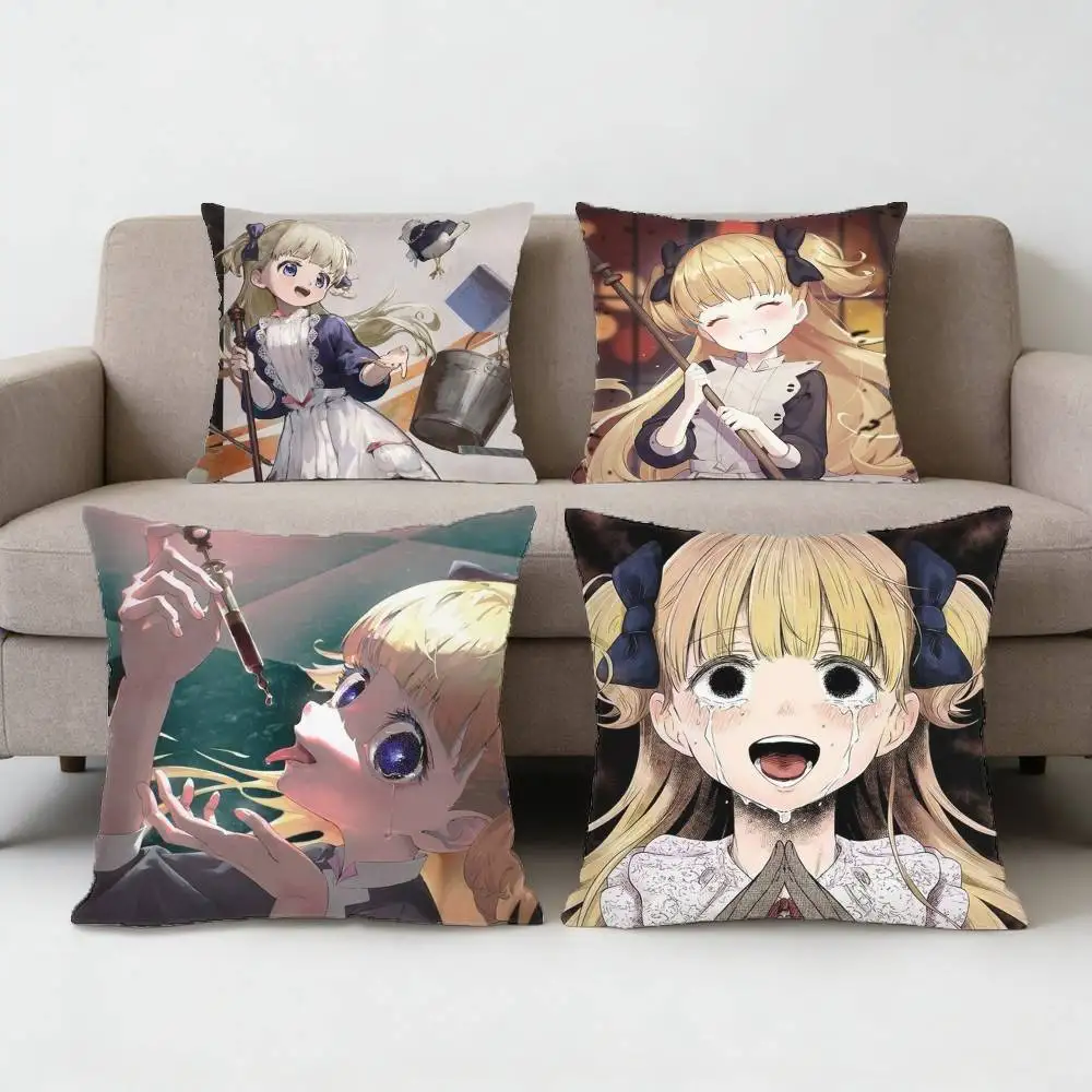 

SHADOWS HOUSE Emilico Pillow Case Anti-dustmite Pillowcase Invisible zipper silky Sofa cushion cover for bedroom