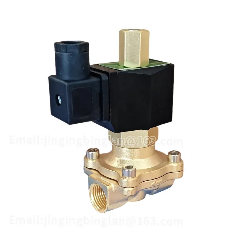 

1/2 "AC220V нормально открытый электромагнитный клапан 2w160-15-s-без латунного материала 10 бар давление воздух газ контроль воды