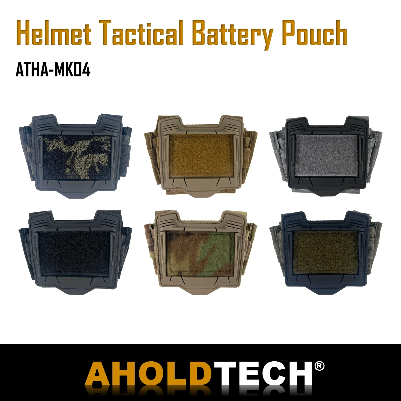 Aholdtech Torba na baterie do hełmu taktycznego Pudełko do przechowywania przeciwwagi Etui na akcesoria do kasków Airsoft