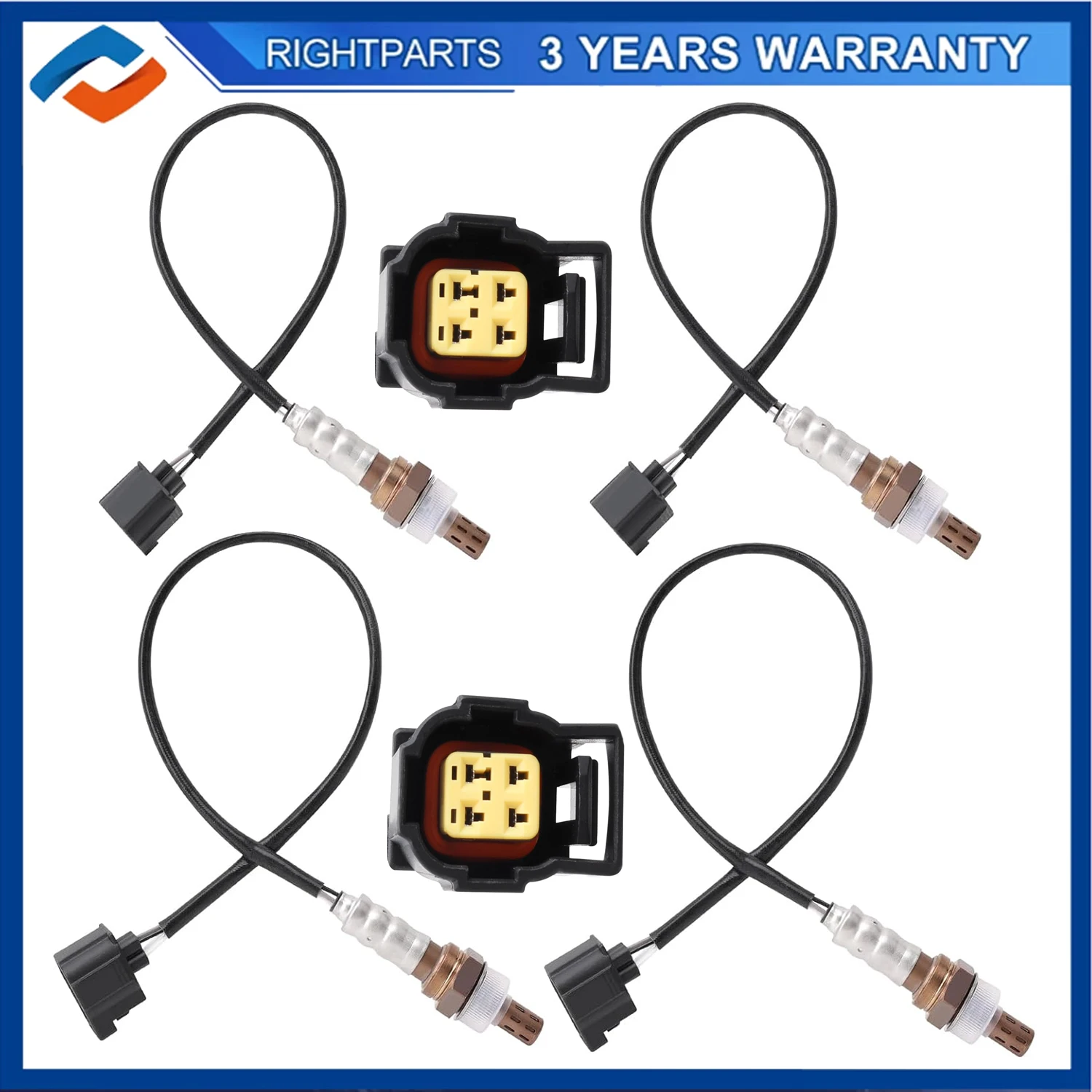 

4Pcs 56041953AA Upstream+Downstream O2 Oxygen Sensor For Jeep Liberty V6 3.7L 2002 2003 AM-2030081568 234-4217 234-4228 234-4772
