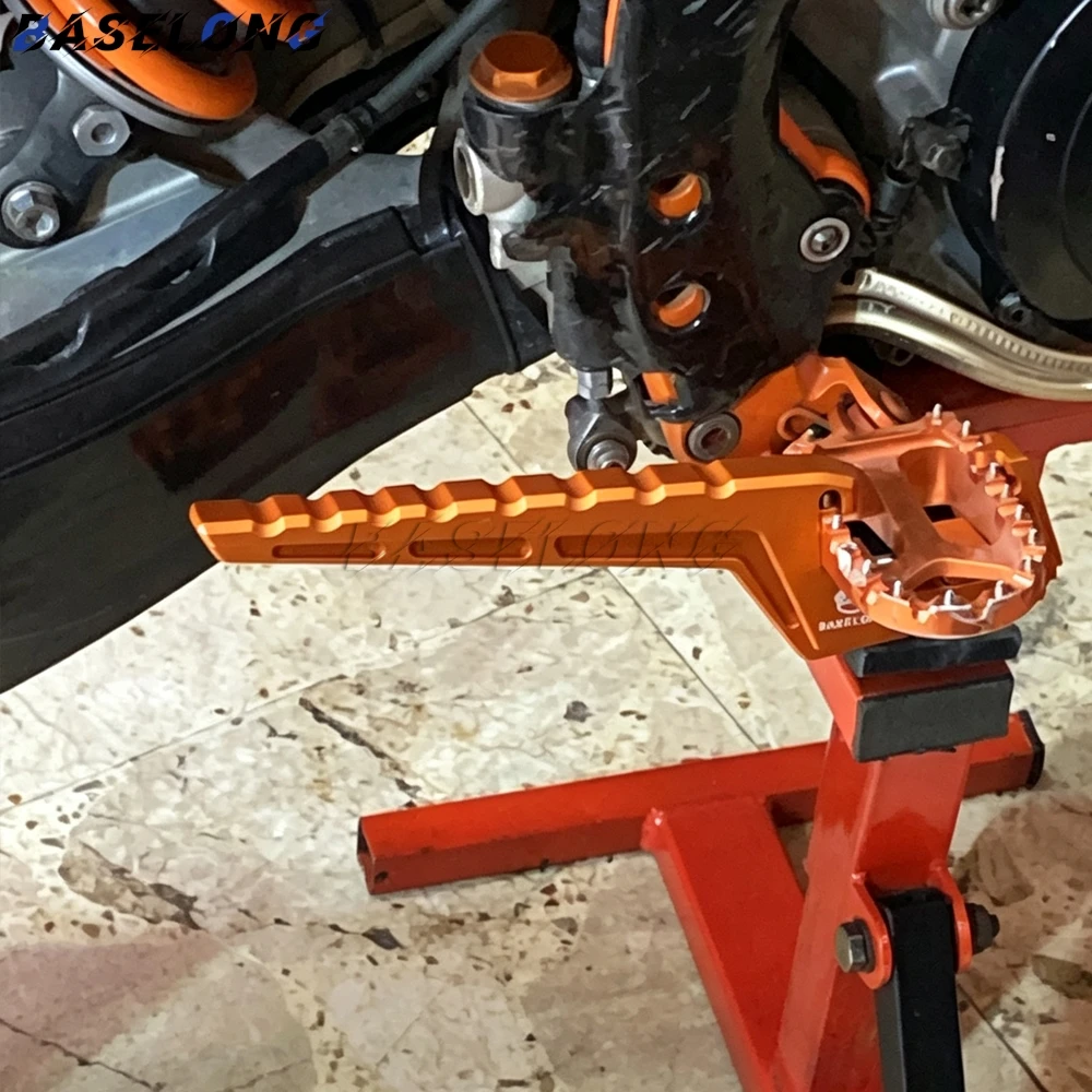 For GasGas EC 250 350F 250 300 Adjustable Passenger Footpegs Extensions For KTM 125 200 250 350 380 400 450 520 525 530 EXC MXC view 5