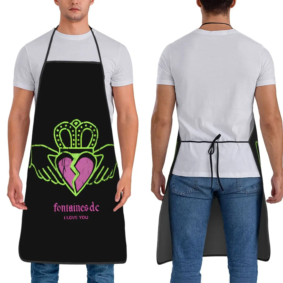

14 To Make A Supersonic Apron Chef Cooking Baking Tablier Sleeveless Bib Kitchen Cleaning Pinafore for Women Men Painting