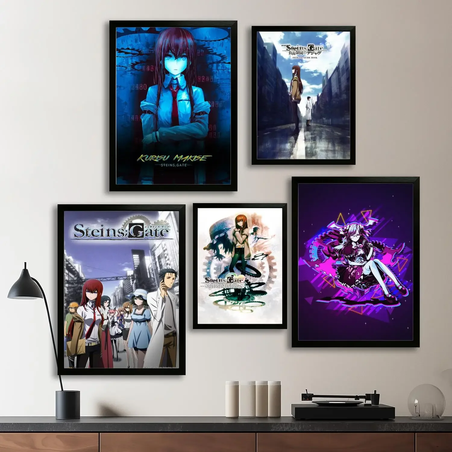 Steins Gate Anime Canvas Art Poster and Wall Art, Picture Print, Modern Family Bedroom Decor,Decorative painting