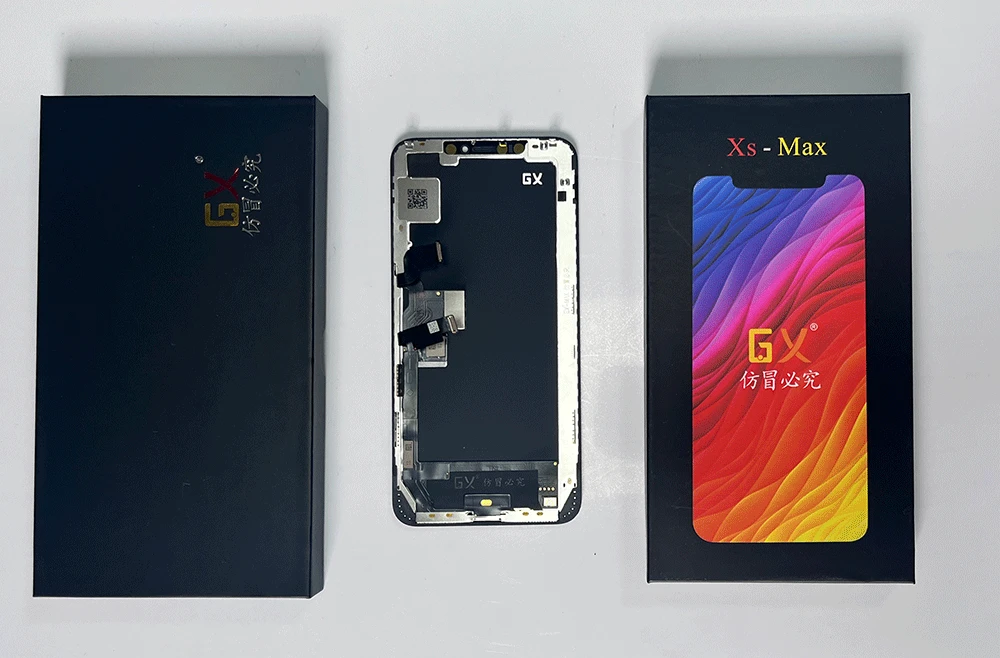 Imagem -03 - Original gx Touch Screen Digitador Assembly Display Oled Nenhum Pixel Morto Peças de Reposição Iphone x xr xs Max 11 12 13 h