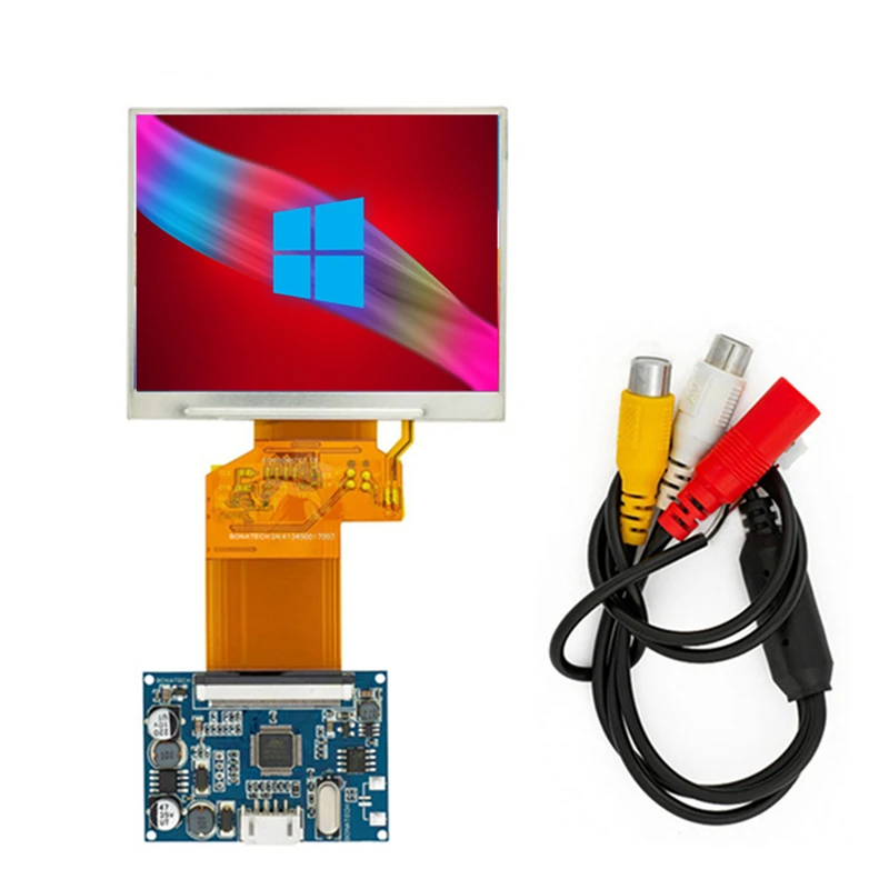 

3.5 inch LCD panel/TFT/display 3.5" QVGA AV input transflective LCD 320x240 for Exploration Equipment Sunlight Readable display