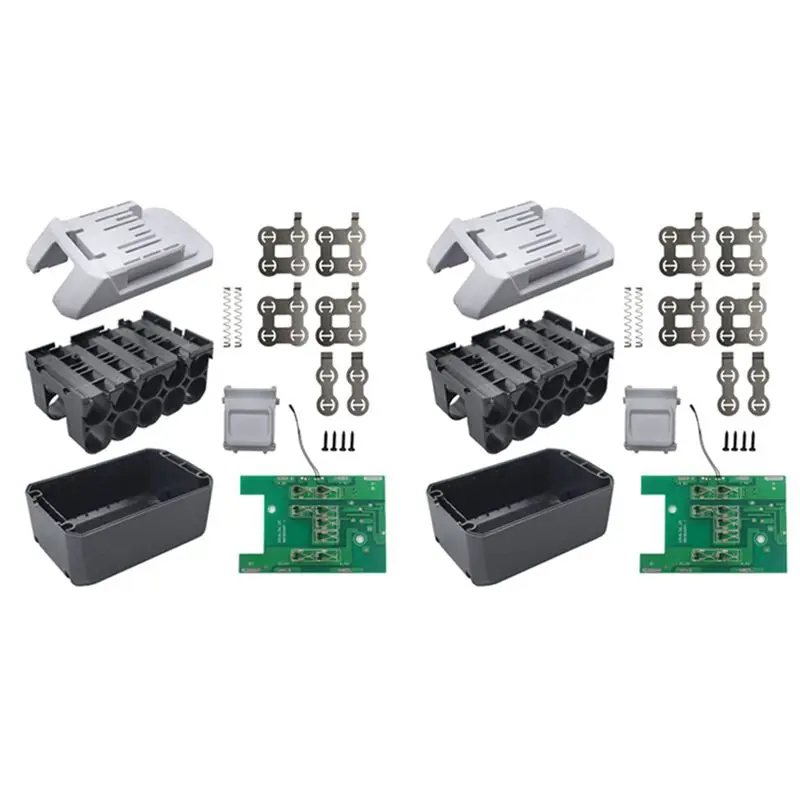 ABKS-2X BL1815G Li- Battery Case PCB Charging Protection Circuit Board Box For 18V BL1813G BL1811G Housings BL1830G