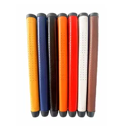 1 * Neutral Non-LOGO Golf Putter Perforated Leather Grip, Hand-sewn, Breathable and Sweat-absorbing, Comfortable Experience