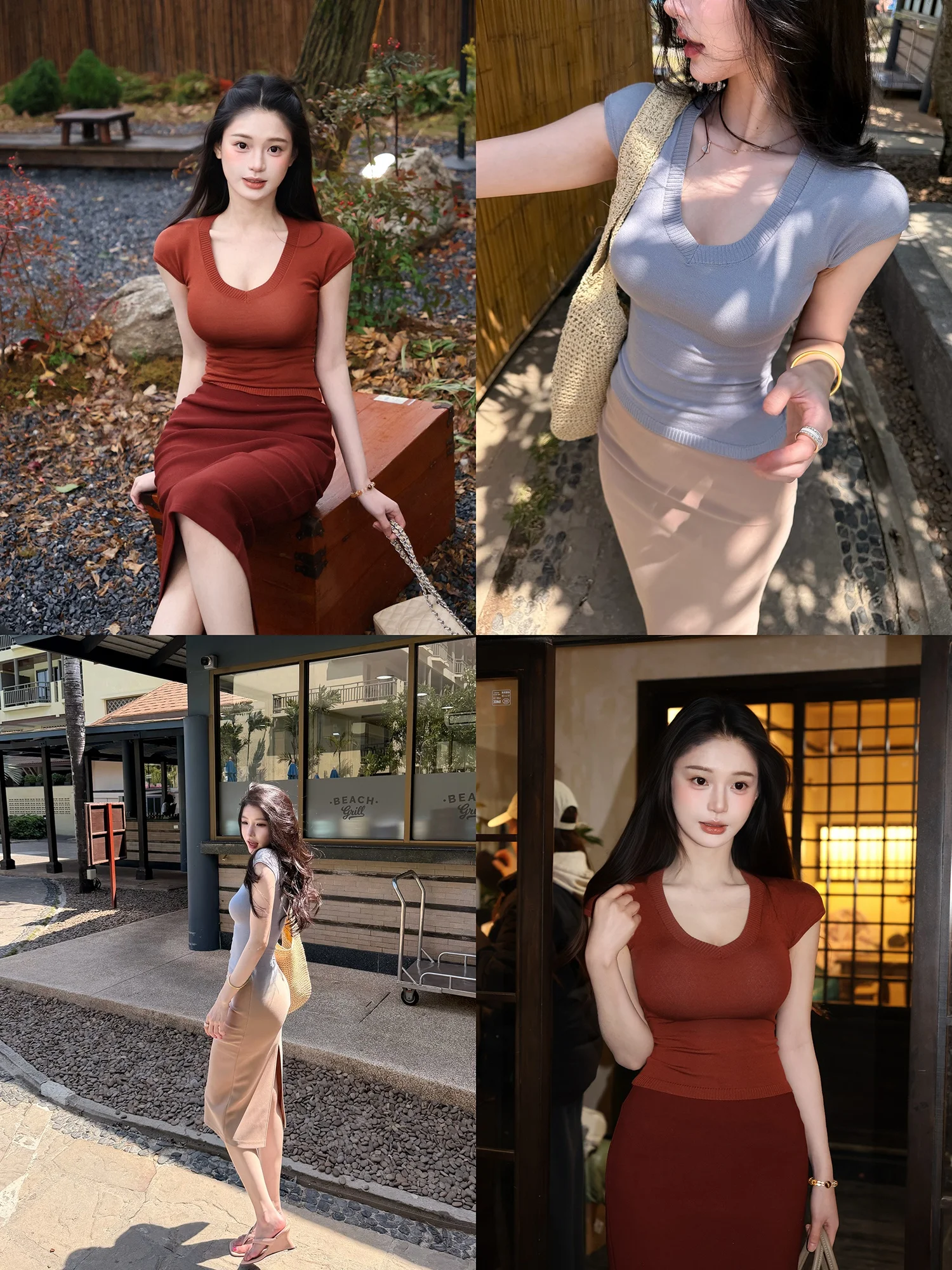 

Женская футболка Slim Fit с V-образным вырезом и коротким рукавом, повседневная, удобная, дышащая, модная, весенне-летняя.