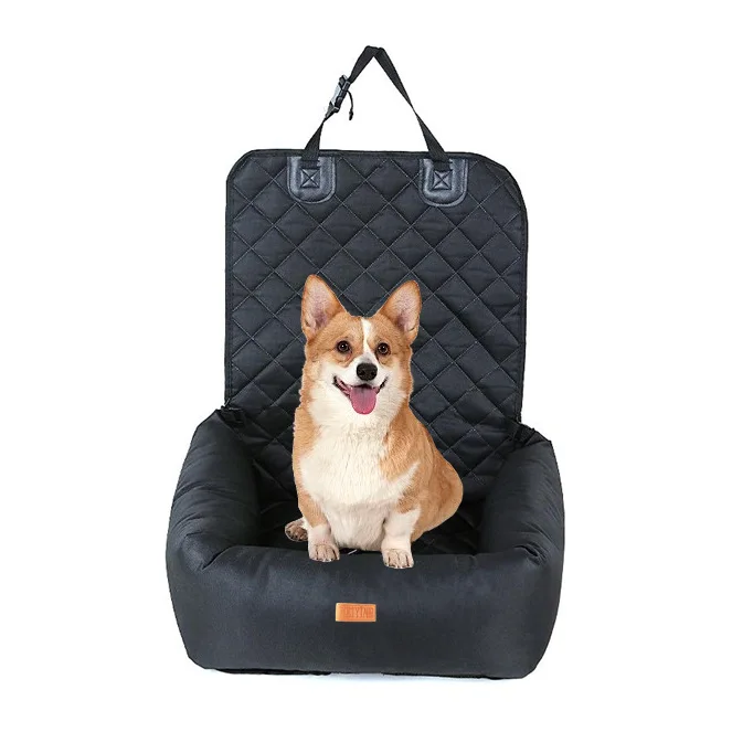 Car Kennel Dog Basket Pet Car Pad Foldable Large Capacity Anti-dirty Double Layer Thickened Pet Seat Cushion