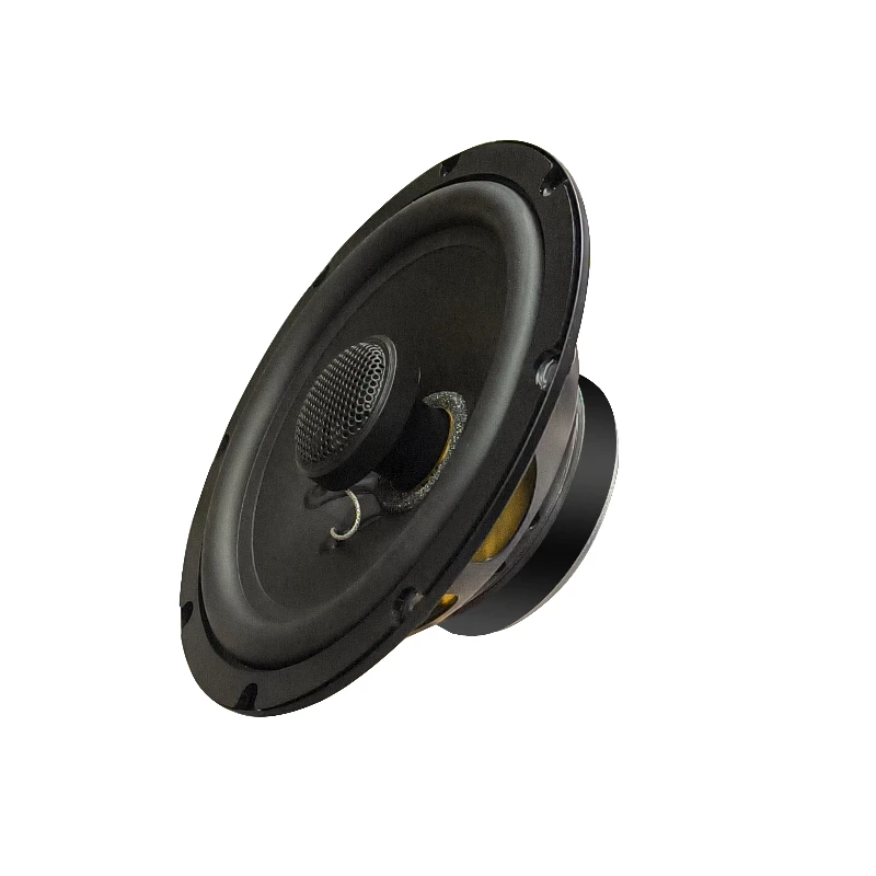 2025 6.5-inch coaxial 100W 4 ohm 12V titanium iron car audio speaker, sensitivity 90 DB/m/w, suitable for modification/upgrade