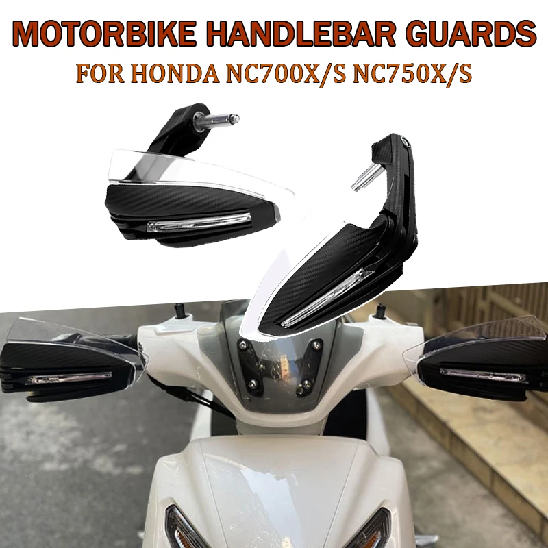 For Honda NC700XS NC750XS Motorcycle Handler Handlers Cover with Light Waterproof Anti fall And Windproof Protector