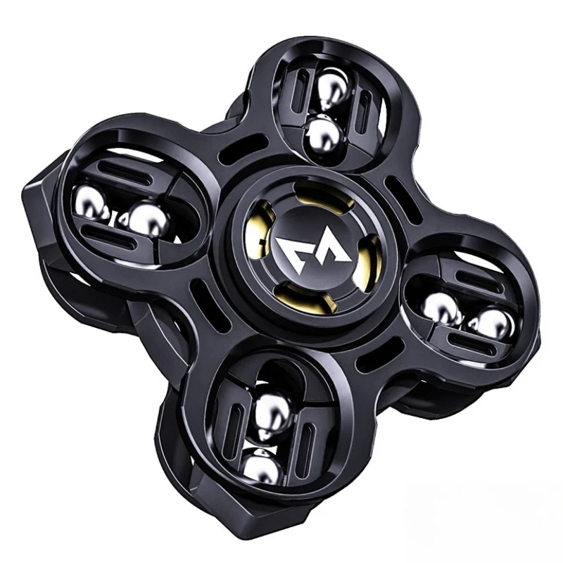 Metal rolamento de esferas fidget spinner edc luminosa ponta do dedo girando melhor mão spinner alívio do estresse brinquedo adultos anti ansiedade