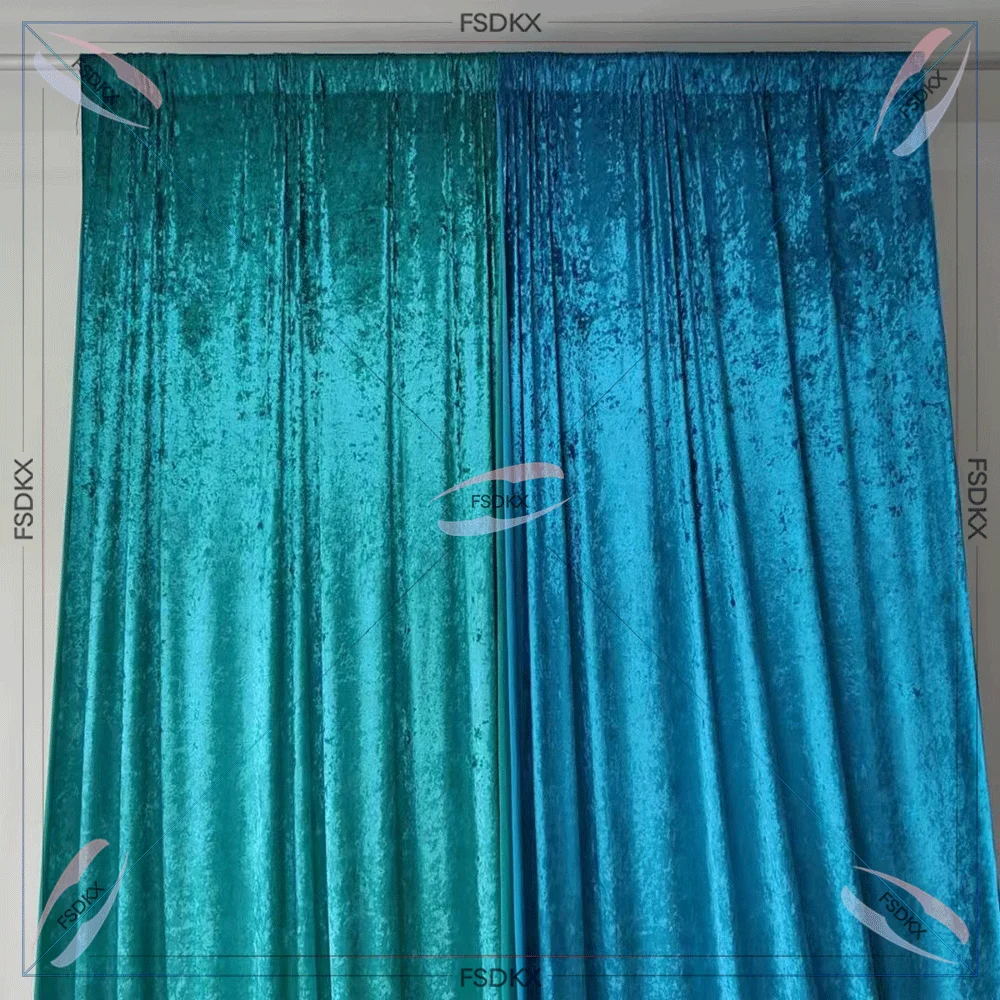 

Velvet Party Wedding Banquet Silk Hanging Drape Backdrop Curtain