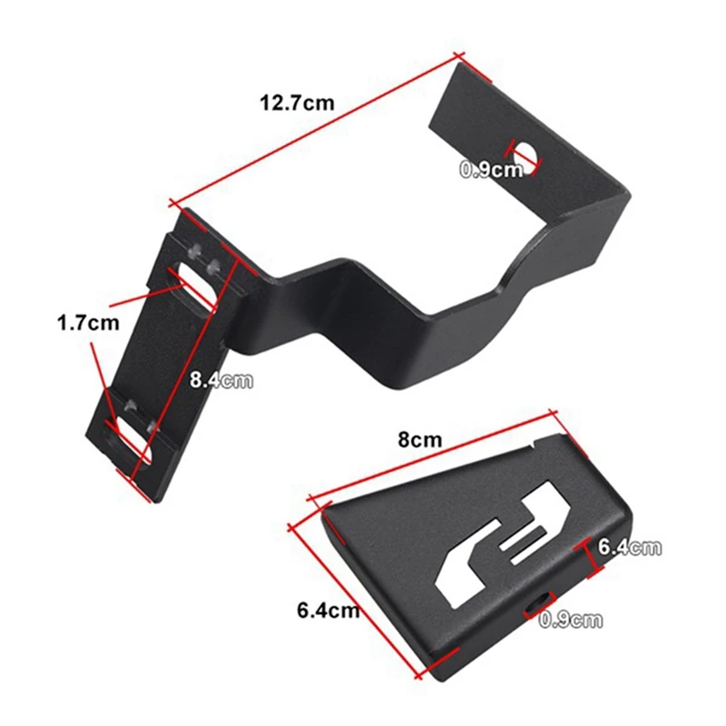 Imagem -04 - Carro Led Frente Cowl Luz Suporte de Iluminação de Trabalho Suporte de Montagem Suporte Holofote para Toyota fj Cruiser 20072023
