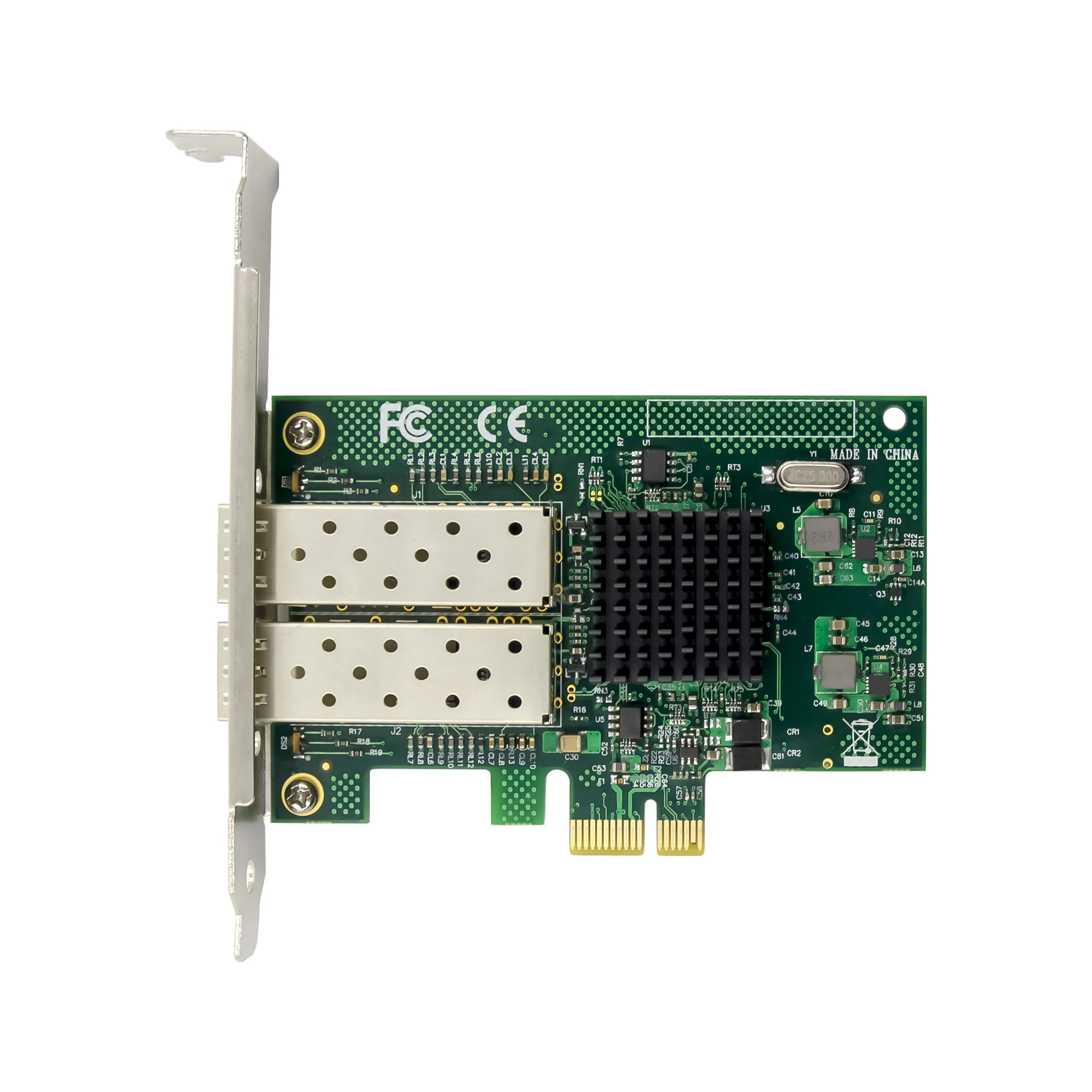 SUNWEIT ST7257 Dual-Port 1G SFP Ethernet PCI Express X1 Gigabit Adapter Card JL82576EB Chipset
