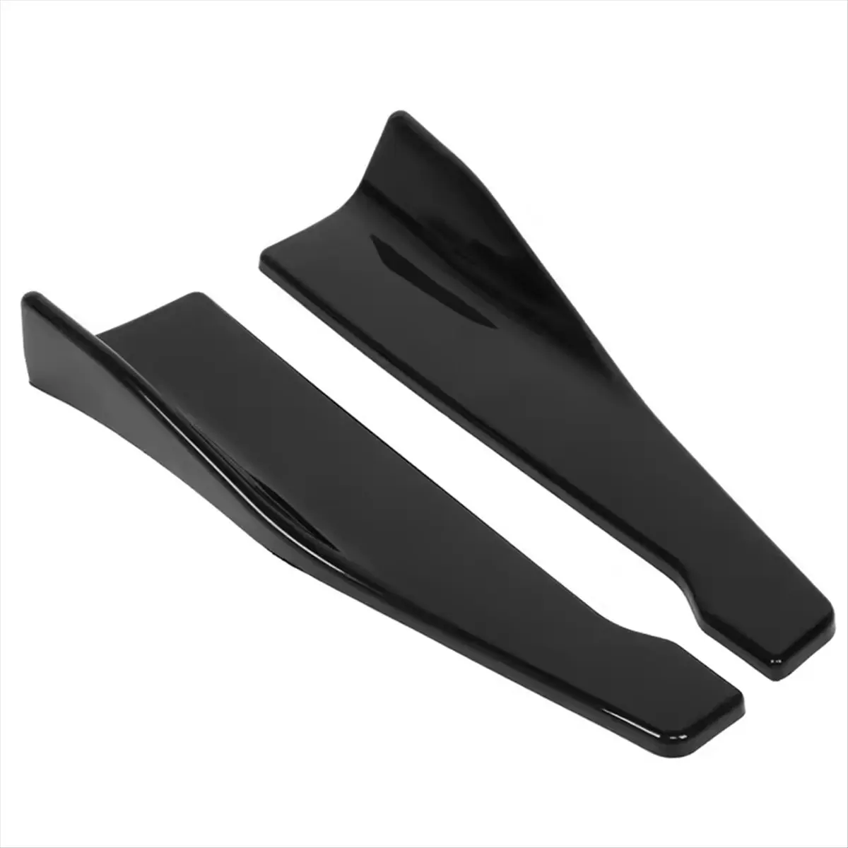 #71V 48CM Side Skirts for Cars Universal Bumper Spoiler Splitter Protector,Side Skirts For Audi,(Bright Black)