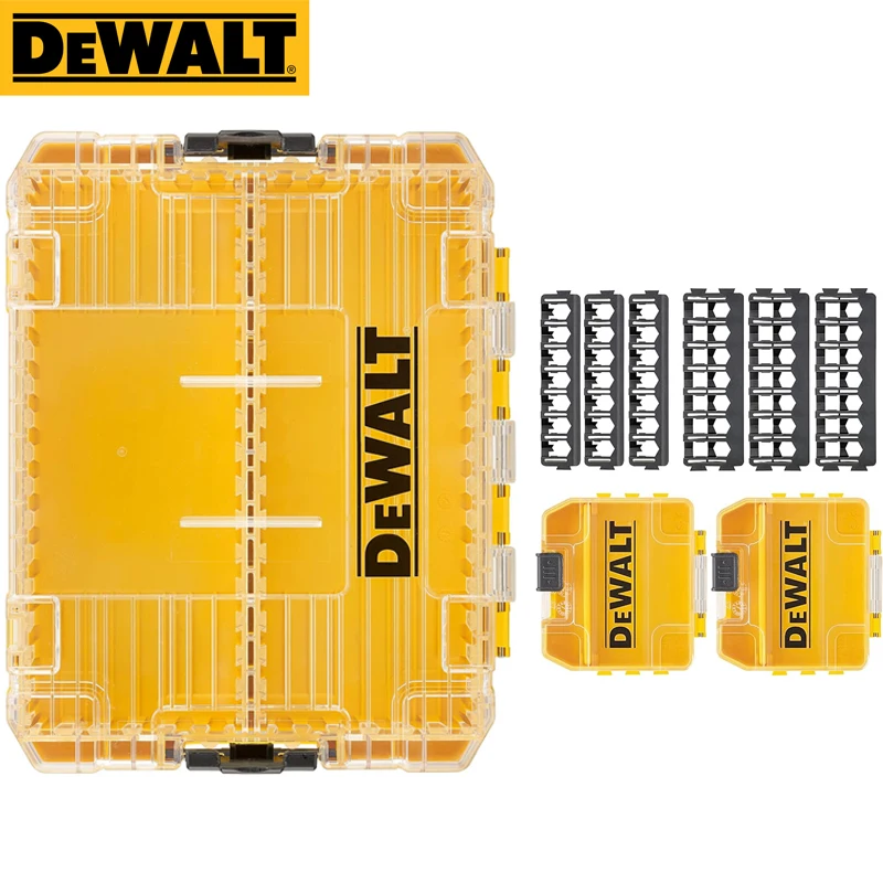 DEWALT DT70803 TSTAK custodia rigida + piccola custodia sfusa * 2 + cacciavite Bit bar Set di accessori sistema cassetta delle parti degli attrezzi