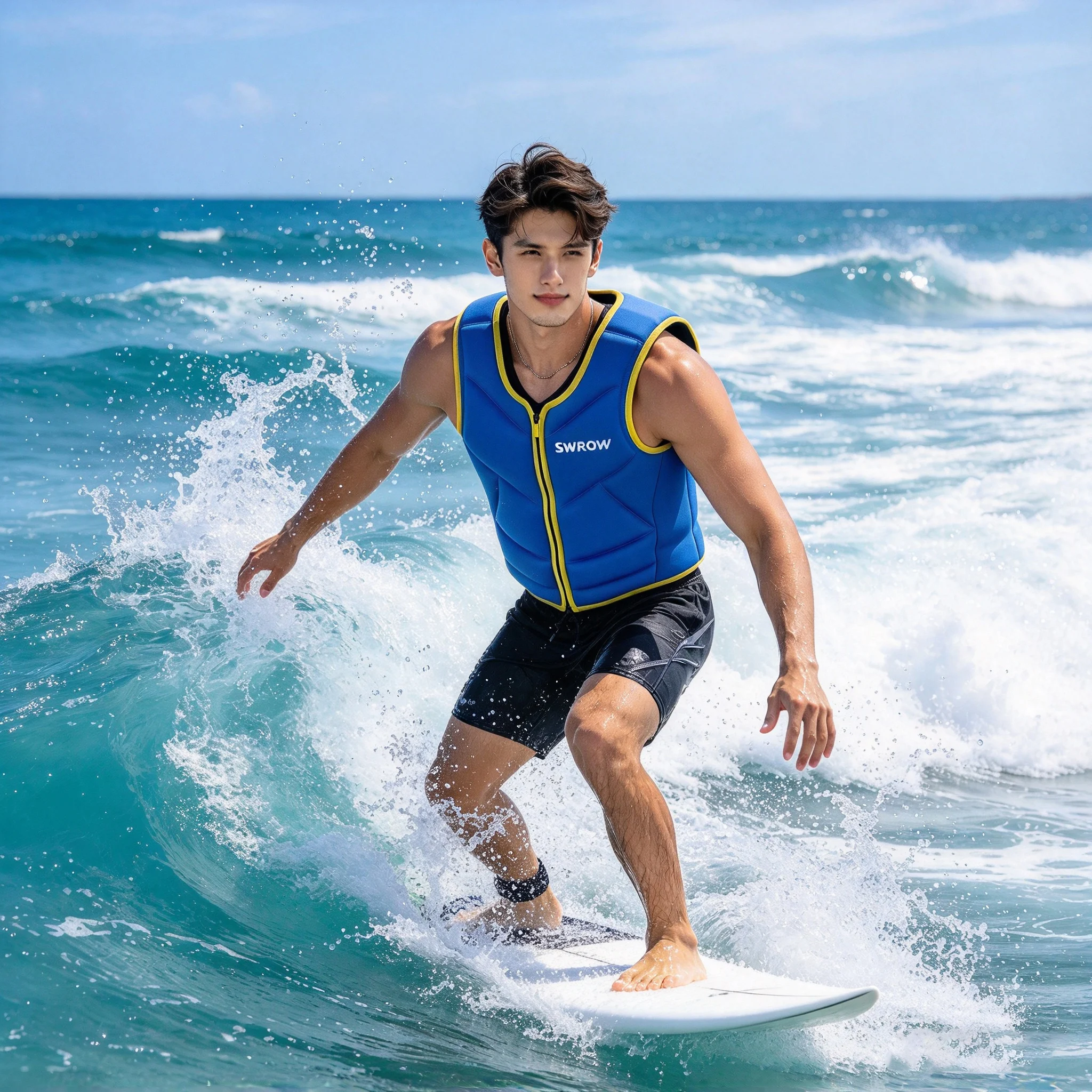 Water Sport Buoyancy Jacket Buoyancy suit Swimming Drifting Boating Surf Paddleboard Ski Anti-collision Driving Life Jacket Vest