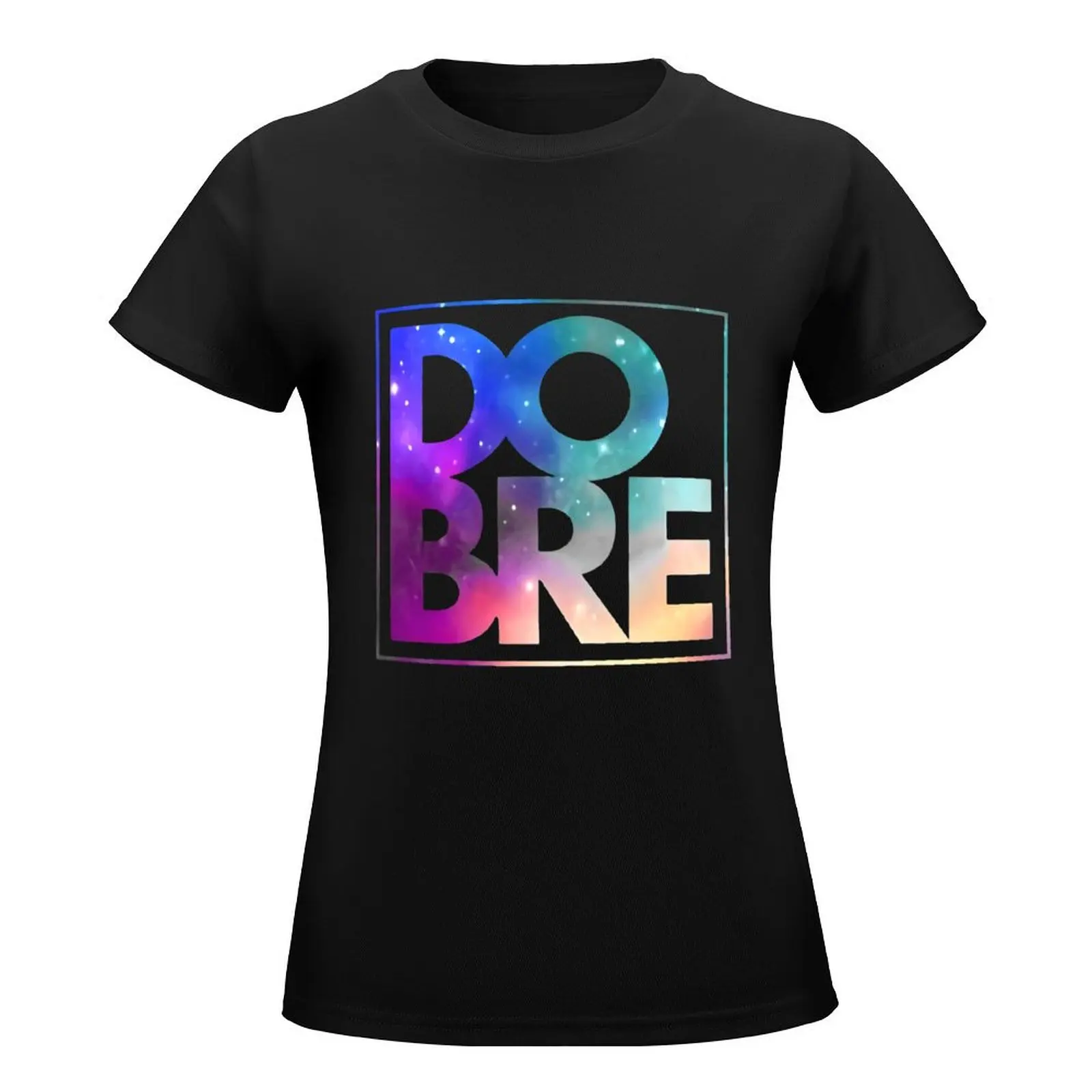 Kids Dobre Brothers Galaxy Box T-Shirt funny oversized korean fashion vintage clothes oversized workout shirts for Women