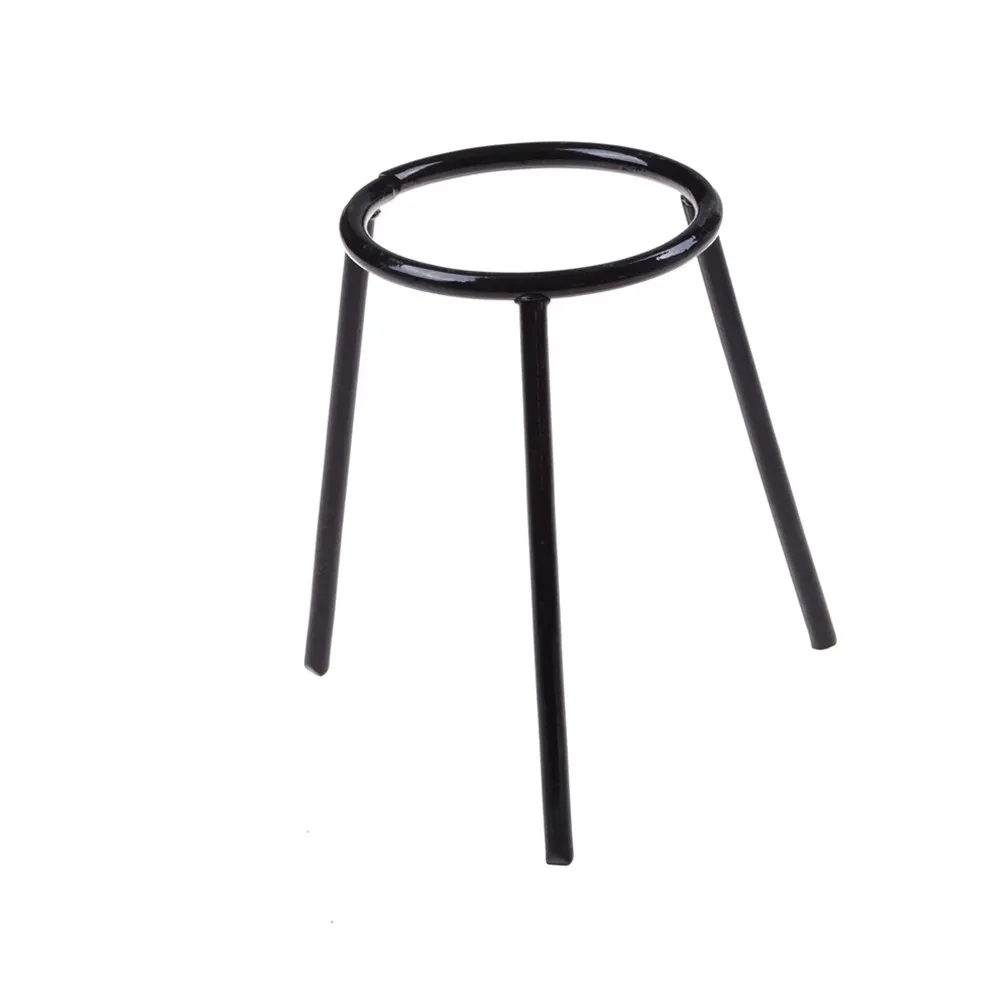 Iron Lab Tripod Stand for Heating Support Compatible with Burner Lamp and Net Designed for Educational and Laboratory Use
