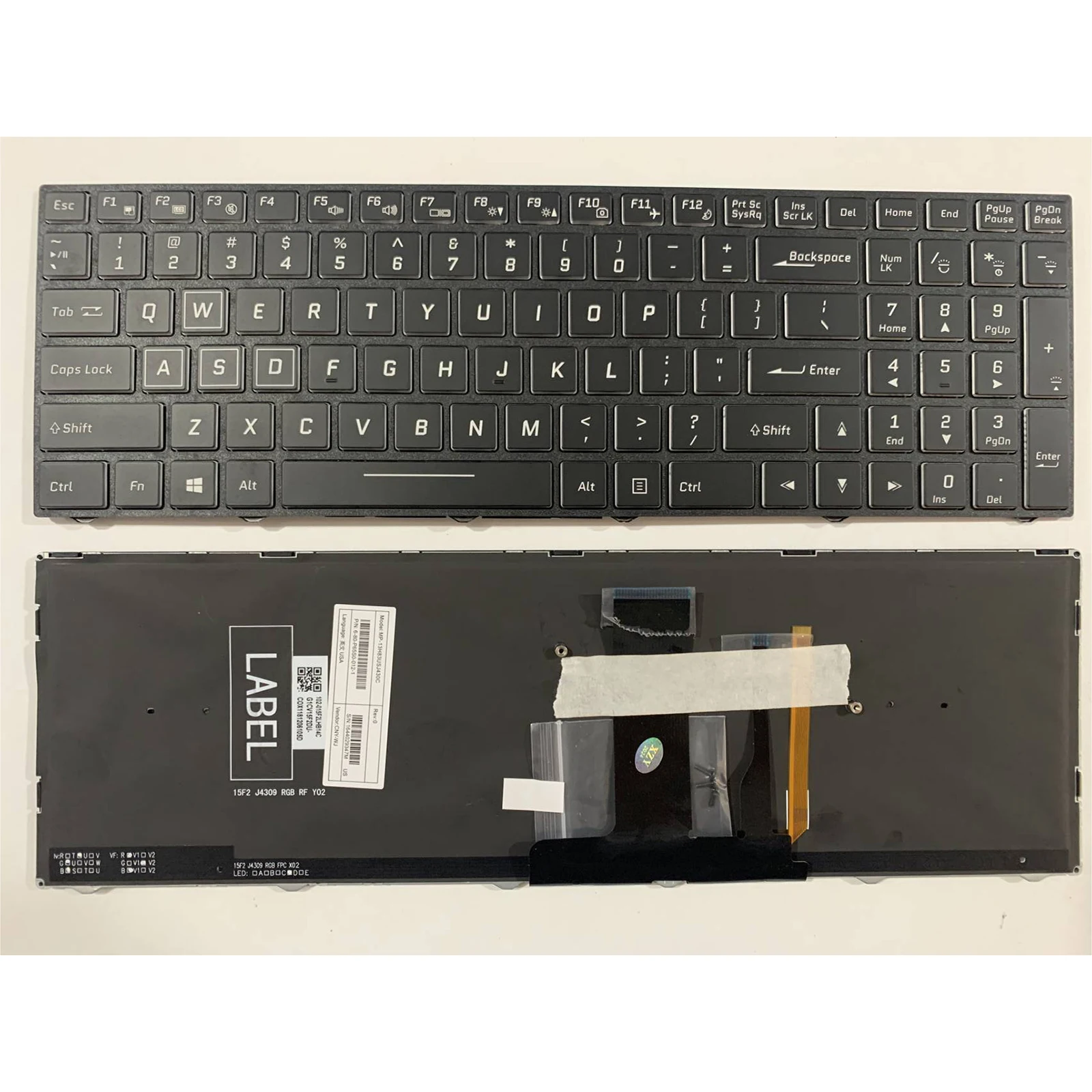 

Laptop keyboard US Layout for Clevo N850 N857HJ1 N870HJ1 N850HP6 N870HP6