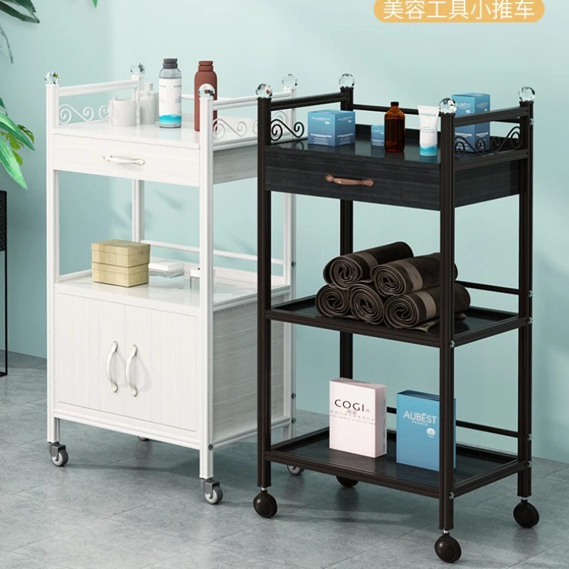 

Hairdresser Tool Beauty Salon Trolley Rolling Cosmetic Spa Tattoo Salon Trolley Tea Lash Wozek Narzedziowy Salon Furniture WKST