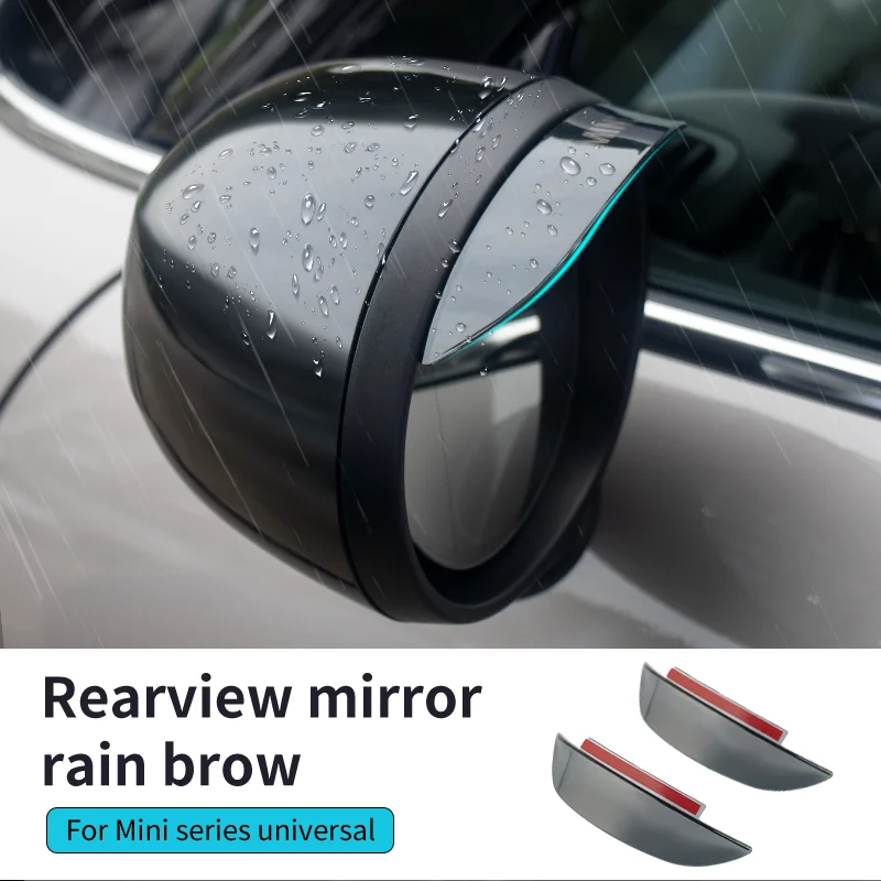 

Car Rearview Mirror Rain Eyebrow Sun Visor Rain Cover For Mini Cooper F56 F60 R56 R60 F65 F66 U25 Countryman Car Accessories
