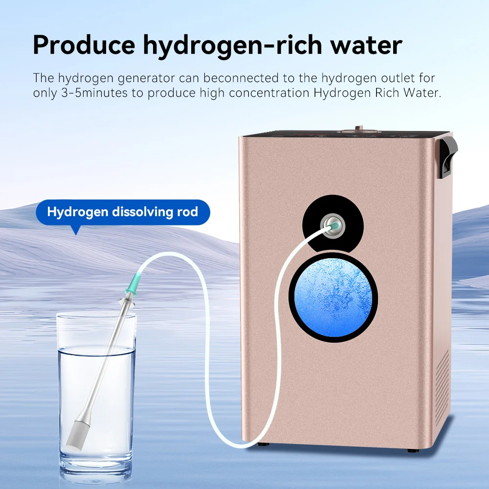 Suyzeko آلة علاج الهيدروجين الطبية النقية 300 مللي جهاز استنشاق الهيدروجين H2 آلة استنشاق الهيدروجين جهاز التنفس HHO #2