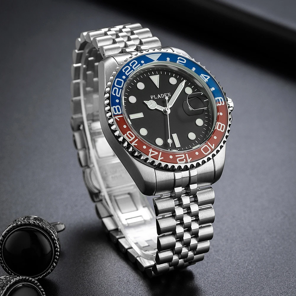 Men's Luxury Automatic Watch with Two-tone Ceramic Bezel
