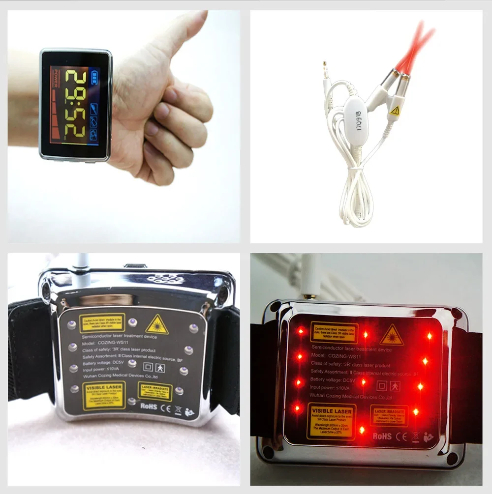 

New Laser Watch for Hypertension/Hyperglycemia Treatment Machine Laser Therapy Watch Device