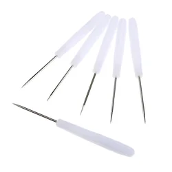 3pcs Plastic Hand Stitching Awl Tool DIY Sewing Repairing Canvas Mending Shoe Leather Craft Hole Punch Sewing Awl Drilling Tools