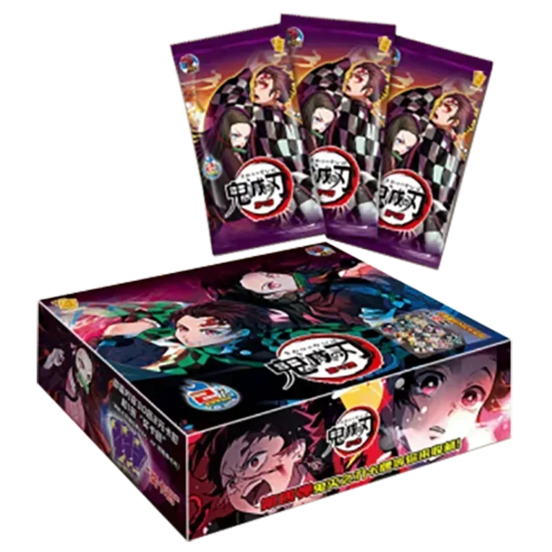 Anime Demon Slayer Card Box SSP Flash Gold Rare Cards Kamado Tanjirou Nezuko Anime Peripheral New Spot Goods Kimetsu No Yaiba