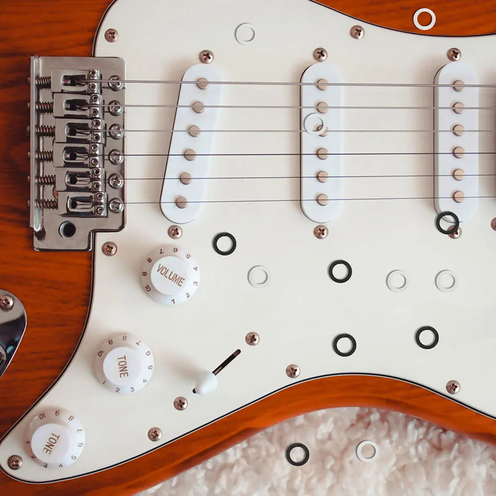 

20pcs Guitar Accessory Plastic Tuner Washer For Electric Acoustic Guitars Tuning Peg Spacer Guitar Part Instrument Tool